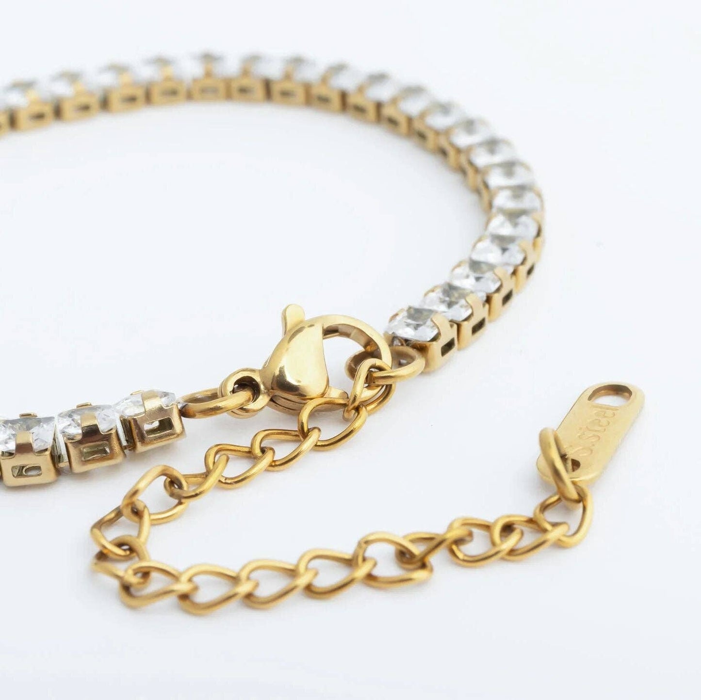 Emerald Tennis Chain Bracelet