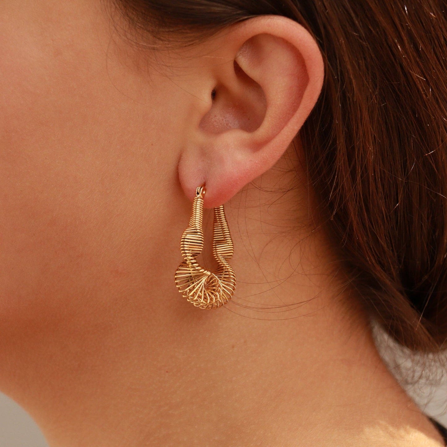 Wired Hoop Earrings