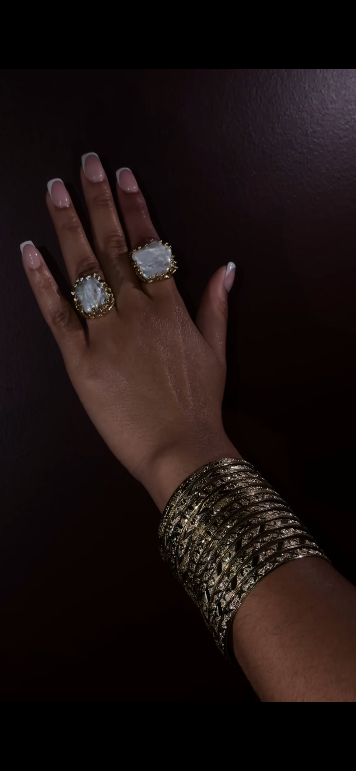 Pearl Nugget Ring
