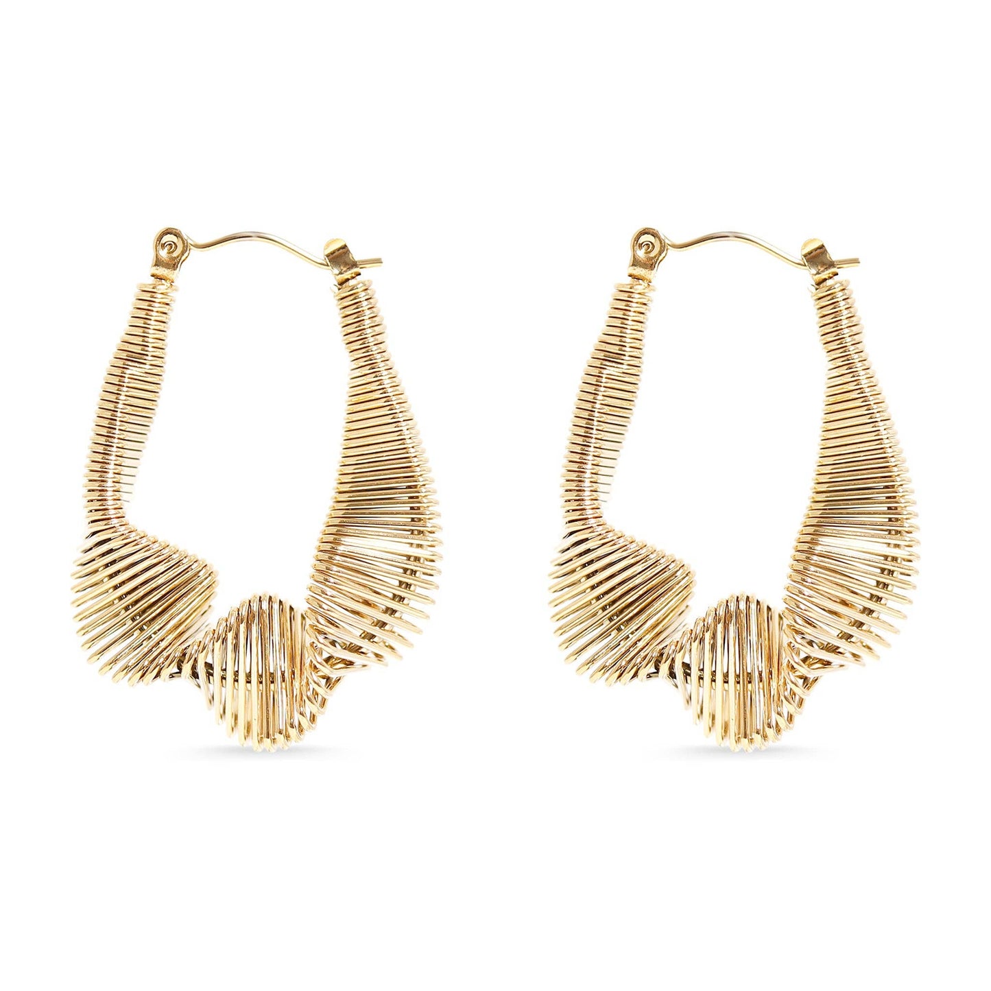 Wired  Hoop Earrings