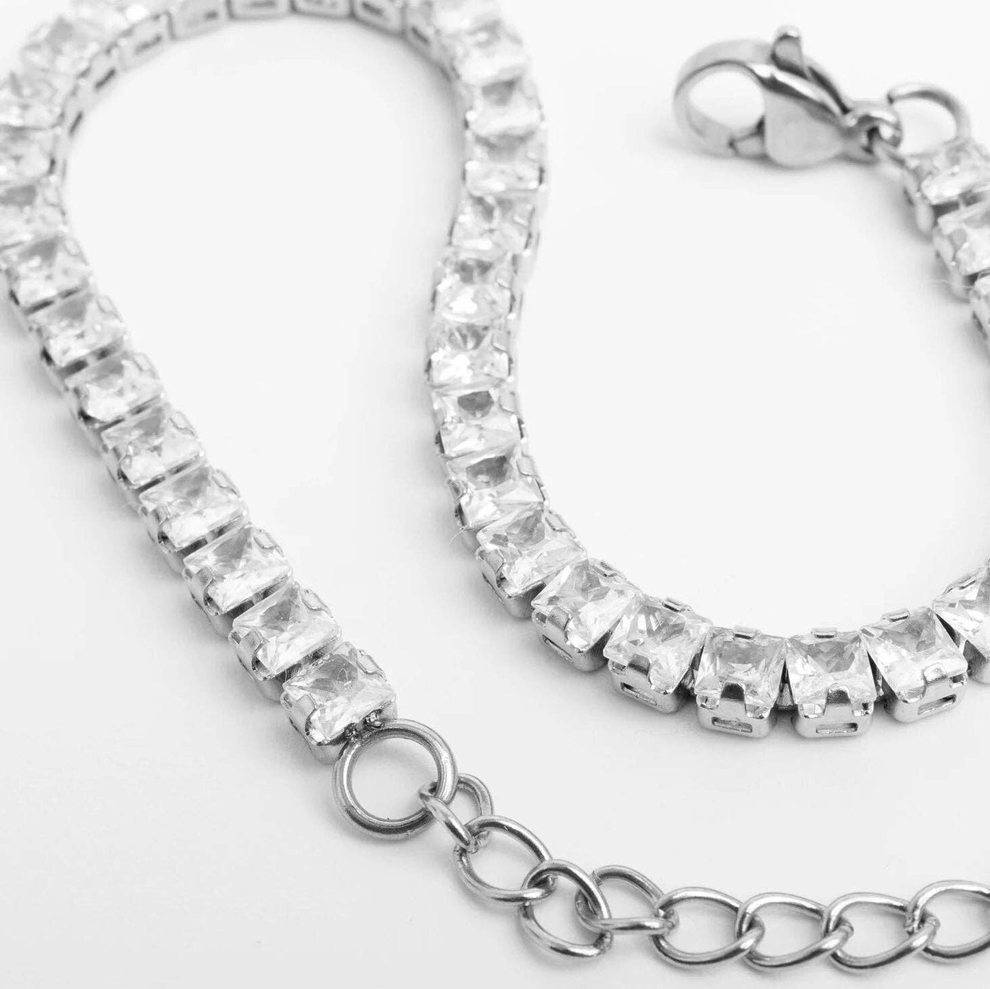 Emerald Tennis Chain Bracelet