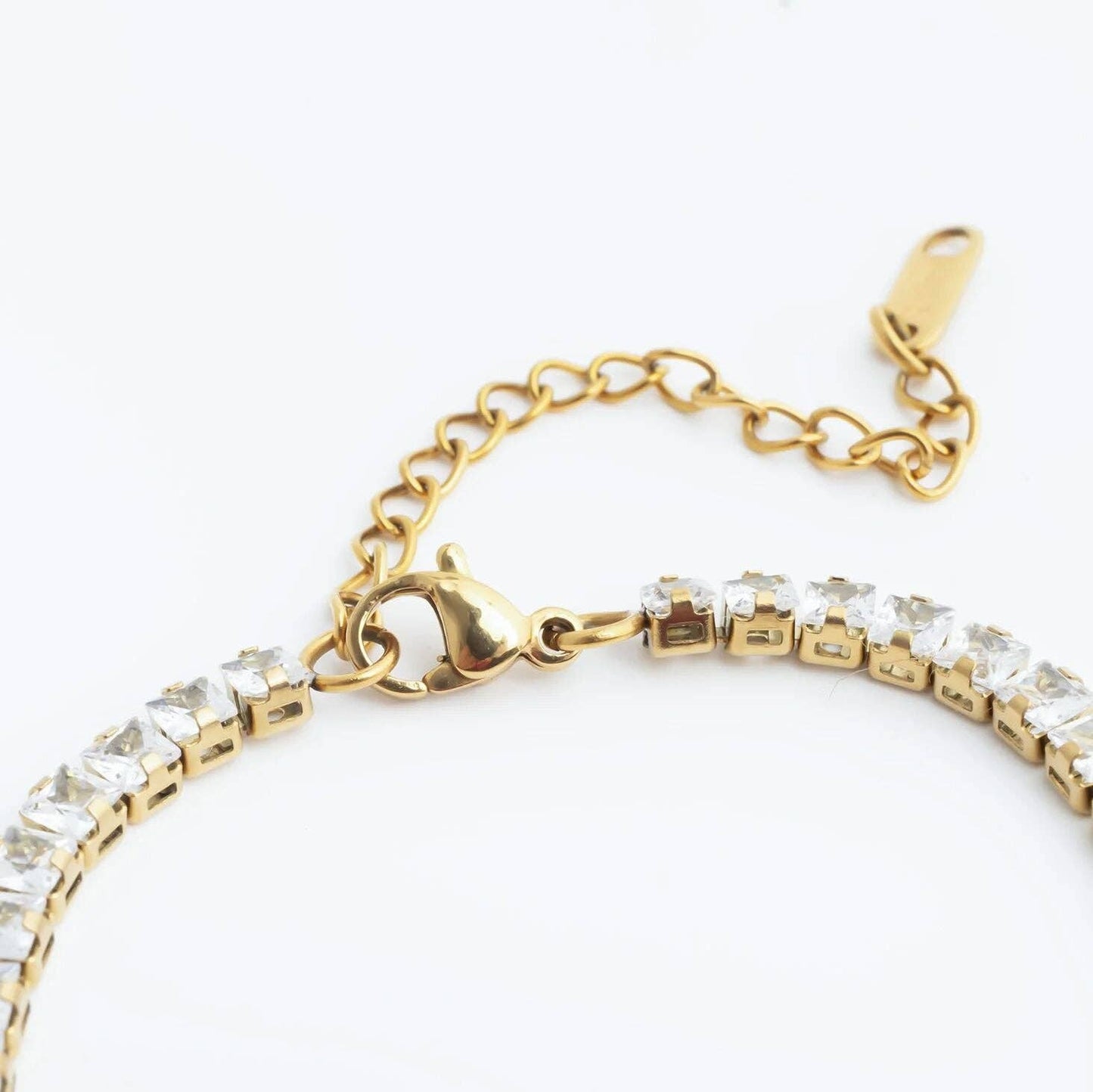 Emerald Tennis Chain Bracelet